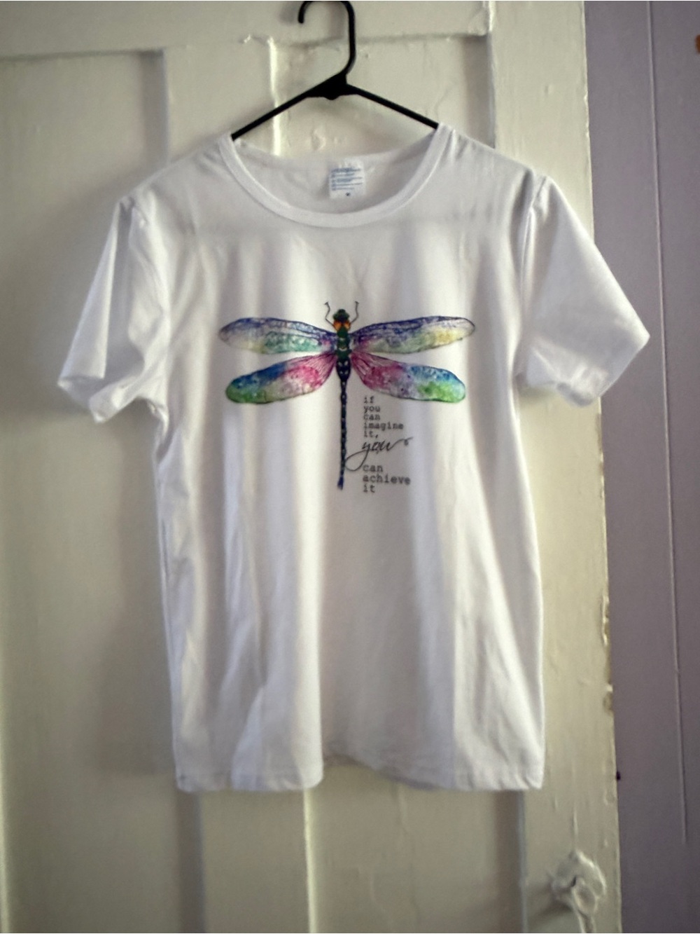 Dragonfly Graphic Tee - Multicolor Wings